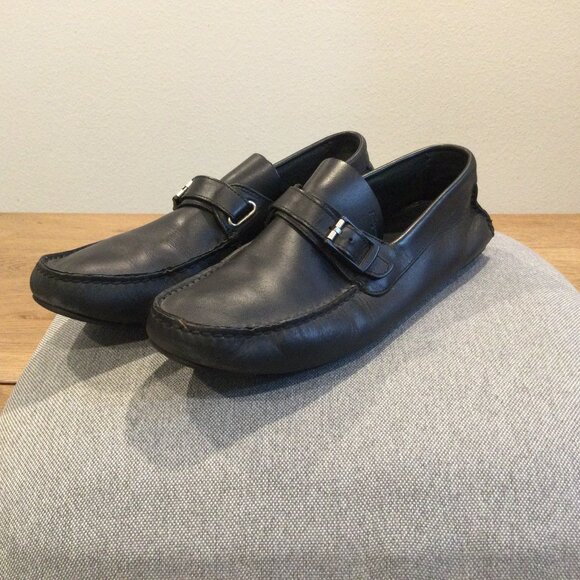 Salvatore Ferragamo Men\'s Black Loafers Sz 7.5 main image 4